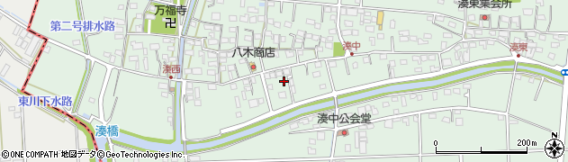静岡県袋井市湊3704周辺の地図