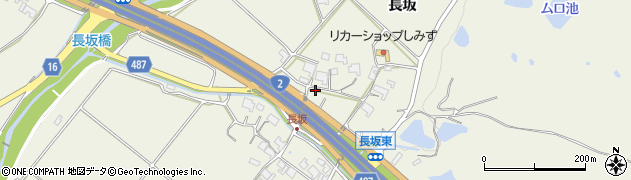 兵庫県神戸市西区伊川谷町長坂206周辺の地図