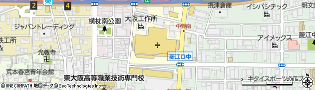 スーパースポーツゼビオ東大阪菱江店周辺の地図