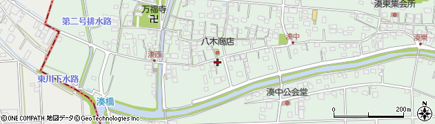 静岡県袋井市湊3717-1周辺の地図