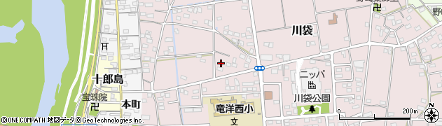 静岡県磐田市川袋532周辺の地図
