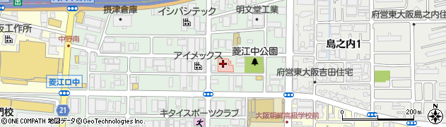 医療法人徳洲会東大阪徳洲会病院周辺の地図