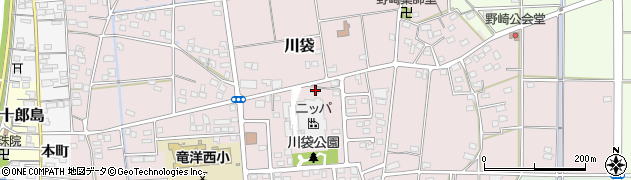 静岡県磐田市川袋1540周辺の地図
