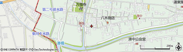 静岡県袋井市湊496周辺の地図