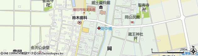 静岡県磐田市岡868周辺の地図