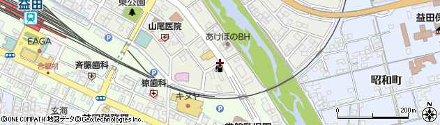 島根県益田市あけぼの東町周辺の地図
