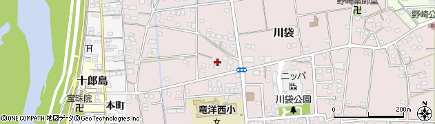 静岡県磐田市川袋549周辺の地図