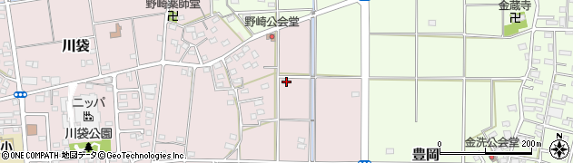 静岡県磐田市川袋1191周辺の地図