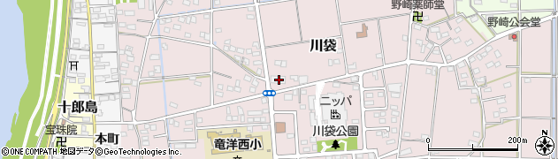 静岡県磐田市川袋1640周辺の地図