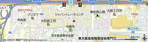 株式会社アルミス　大阪支店農業資材事業部周辺の地図