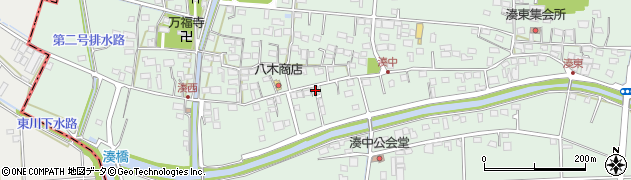 静岡県袋井市湊3699周辺の地図