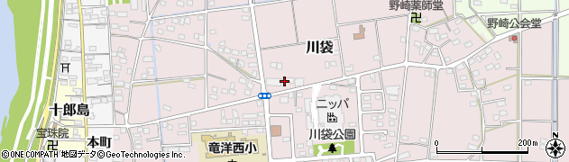 静岡県磐田市川袋1642周辺の地図