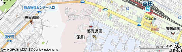 島根県益田市赤城町7周辺の地図