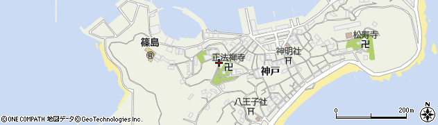 愛知県知多郡南知多町篠島照浜3周辺の地図