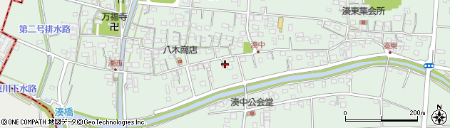 静岡県袋井市湊3690-1周辺の地図