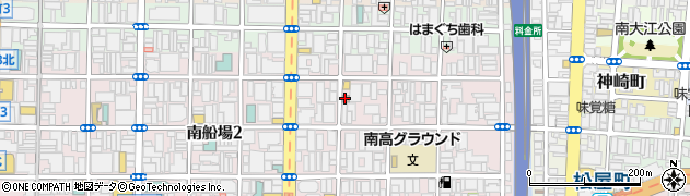 大阪南船場一郵便局 ＡＴＭ周辺の地図