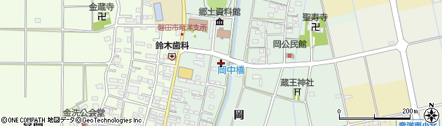 静岡県磐田市岡865周辺の地図