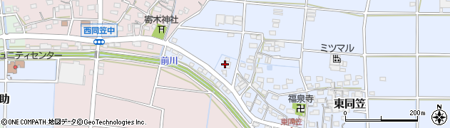 静岡県袋井市東同笠361周辺の地図