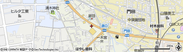 天満屋ハピーズ　総社溝口店周辺の地図