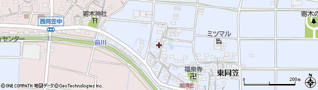 静岡県袋井市東同笠244周辺の地図