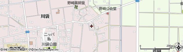 静岡県磐田市川袋1116周辺の地図