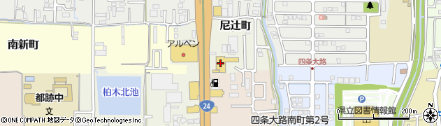 イエローハット奈良店周辺の地図