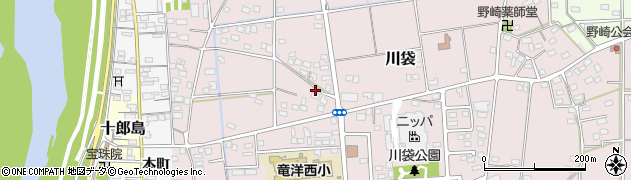 静岡県磐田市川袋1658周辺の地図