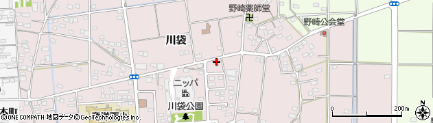 静岡県磐田市川袋1449周辺の地図