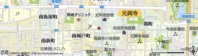 奈良県奈良市高御門町周辺の地図