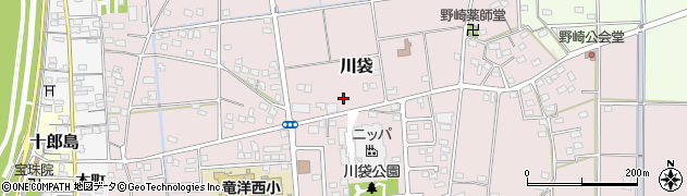 静岡県磐田市川袋742周辺の地図