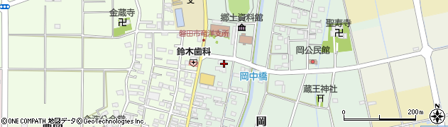 静岡県磐田市岡731周辺の地図
