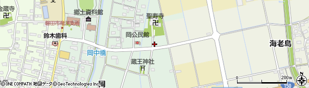 静岡県磐田市岡275周辺の地図