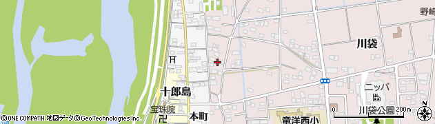 静岡県磐田市川袋1766周辺の地図
