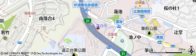 兵庫県神戸市須磨区妙法寺（大津江）周辺の地図