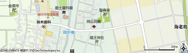 静岡県磐田市岡269周辺の地図