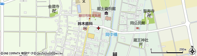 静岡県磐田市岡730周辺の地図