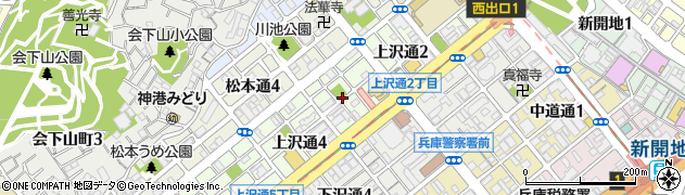 上沢通3丁目公園周辺の地図