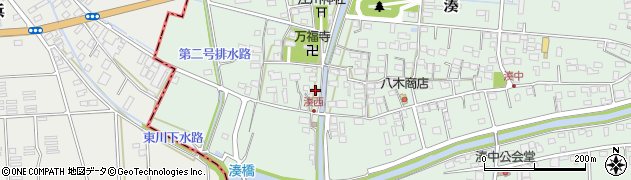 静岡県袋井市湊35周辺の地図
