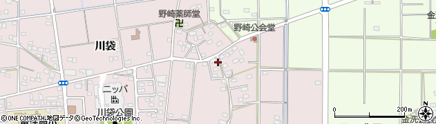 静岡県磐田市川袋1115-1周辺の地図