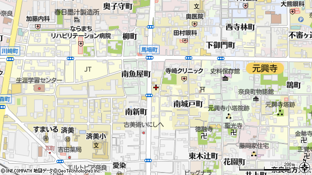 〒630-8348 奈良県奈良市小太郎町の地図