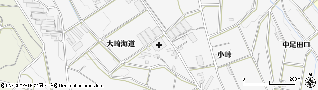 愛知県豊橋市西七根町大崎海道360周辺の地図