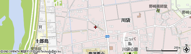 静岡県磐田市川袋1659周辺の地図