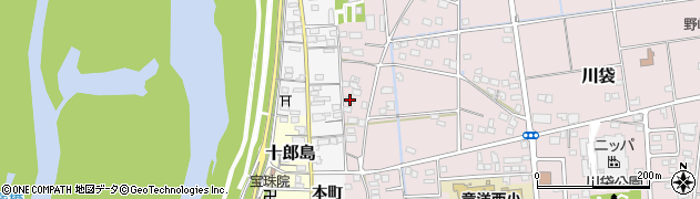 静岡県磐田市川袋1768周辺の地図