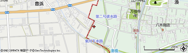 静岡県袋井市湊3793周辺の地図