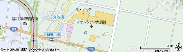 イオンタウン大須賀周辺の地図
