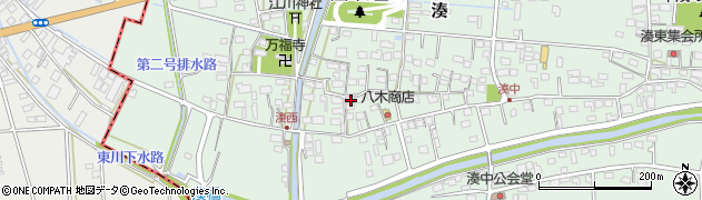 静岡県袋井市湊501-1周辺の地図