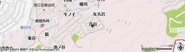 兵庫県神戸市須磨区妙法寺（兀山）周辺の地図