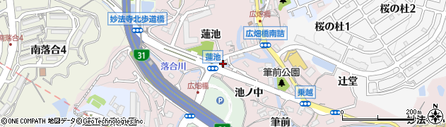 兵庫県神戸市須磨区妙法寺（山崎）周辺の地図