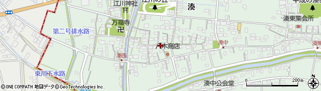 静岡県袋井市湊506周辺の地図