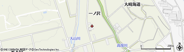 愛知県豊橋市高塚町（一ノ沢）周辺の地図